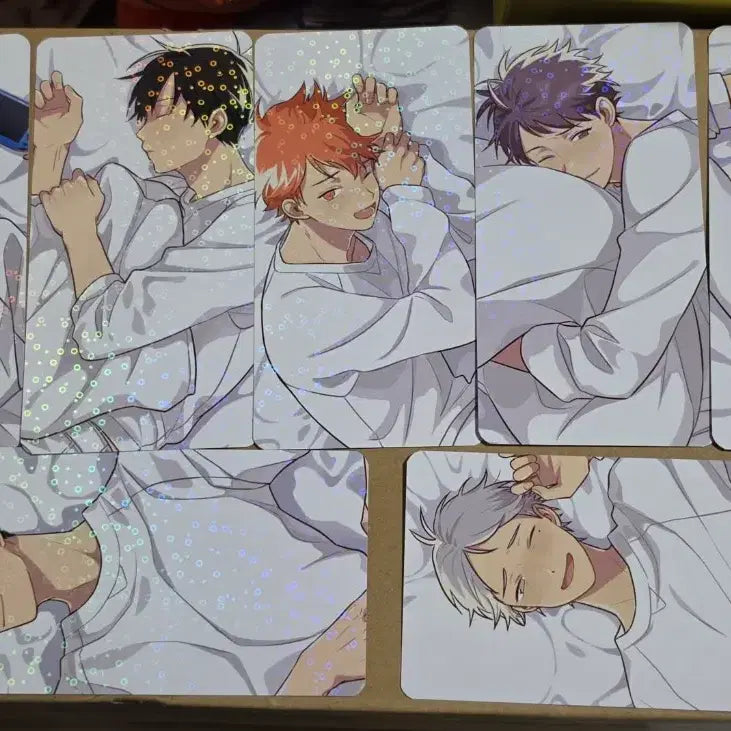 [BUNJANG] Haikyu!! Unofficial Card Sleeve Bundle Set (7 Types) / 하이큐 비공식 카드택 7종 일괄 양도
