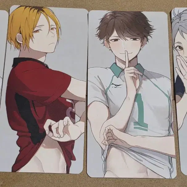 [BUNJANG] Haikyuu!! Unofficial Card Stands Set / 하이큐 비공식 카드택 4종 일괄 양도