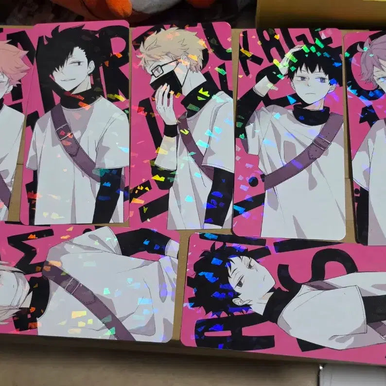 [BUNJANG] Haikyuu!! Unofficial Card Stands Set / 하이큐 비공식 카드택 7종 일괄 양도