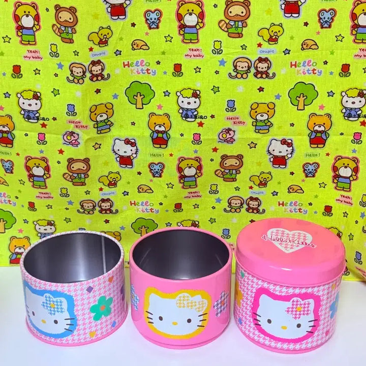 [BUNJANG] Sanrio Hello Kitty 3-Tier Storage Tin Case Set / 키티 3단 수납틴케이스
