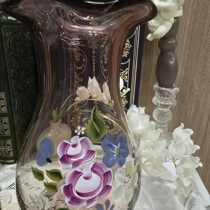 [BUNJANG] Vintage Hand-Painted Vase / 빈티지 핸드페인팅 화병