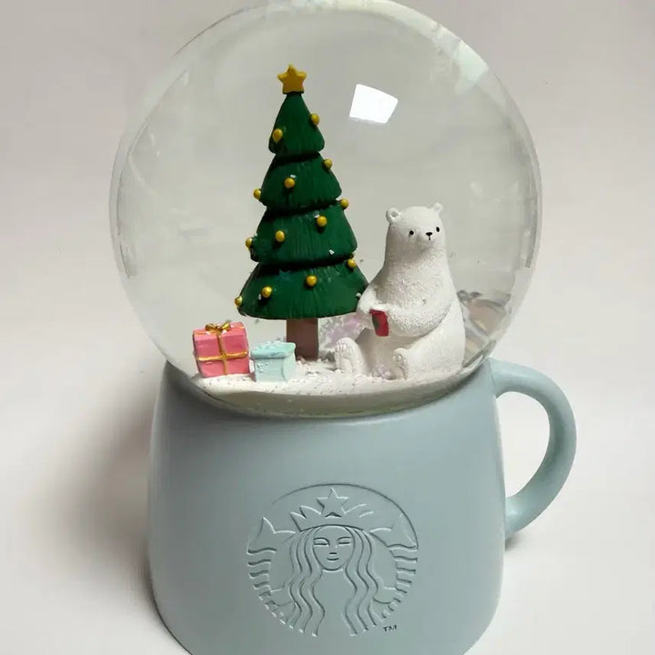 [BUNJANG] Starbucks Holiday White Snow Globe / 스타벅스 홀리데이 화이트스노우 글로브 스노우볼 판매합니다.
