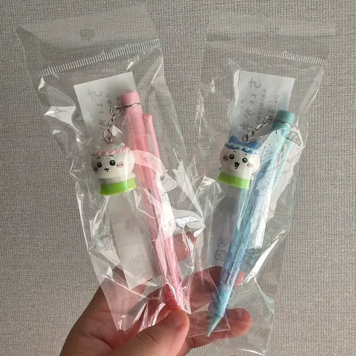 [BUNJANG] Chiikawa Hachiware Mechanical Pencil Set / 치이카와 하치와레 샤프 2개세트 인어섬