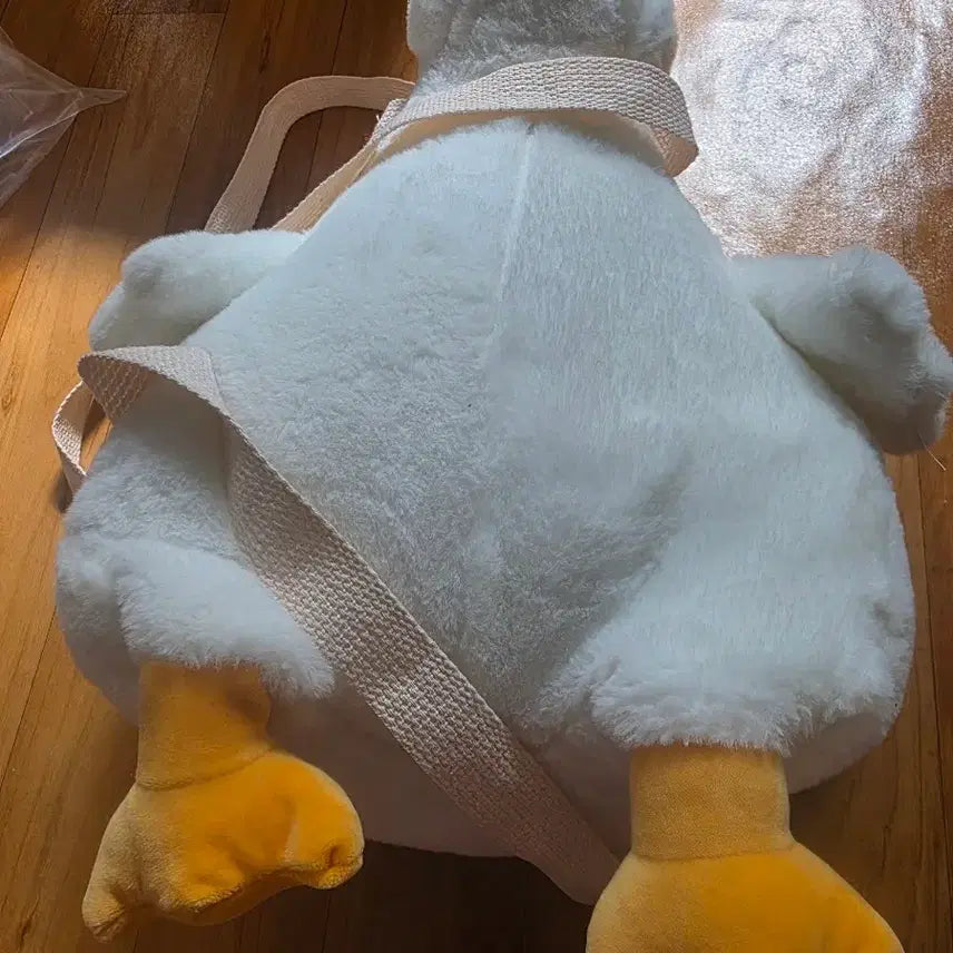 [BUNJANG] Duck Plush Backpack Bag / 오리 봉제인형 가방 백팩