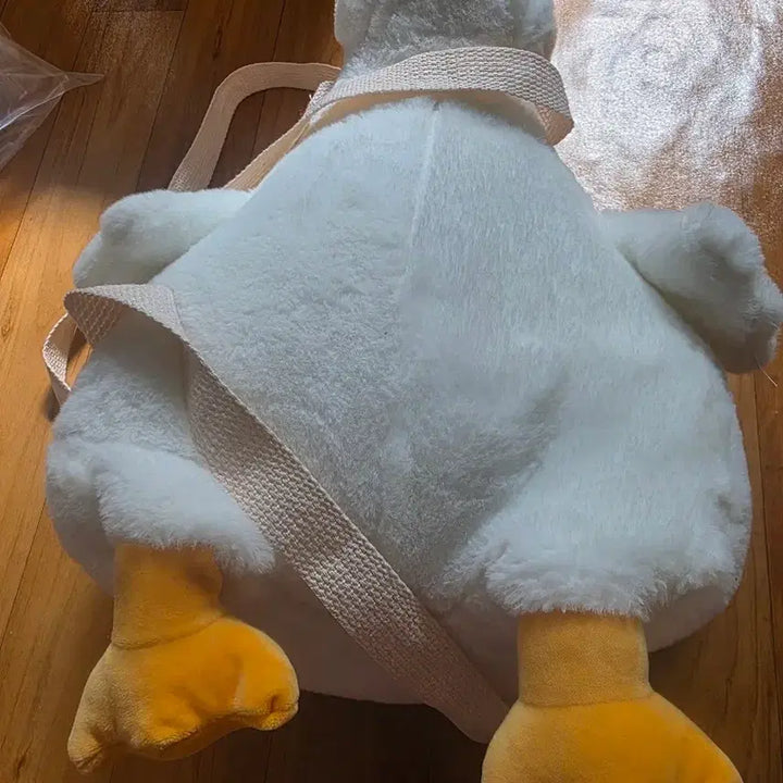 [BUNJANG] Duck Plush Backpack Bag / 오리 봉제인형 가방 백팩
