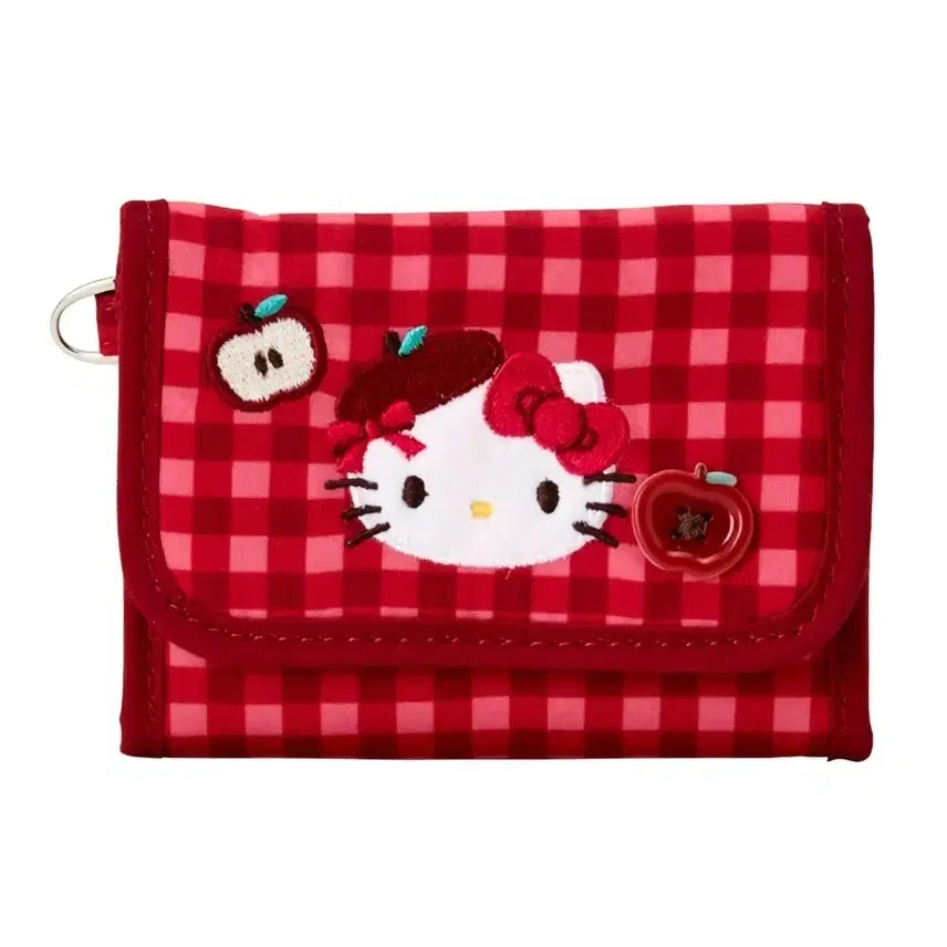 [BUNJANG] Sanrio Autumn Apple Series Hello Kitty Wallet / 산리오 가을 사과 시리즈 헬로키티 지갑