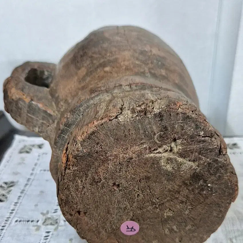 [BUNJANG] Vintage Saoki Wood Mortar and Pestle / 사오기 나무절구