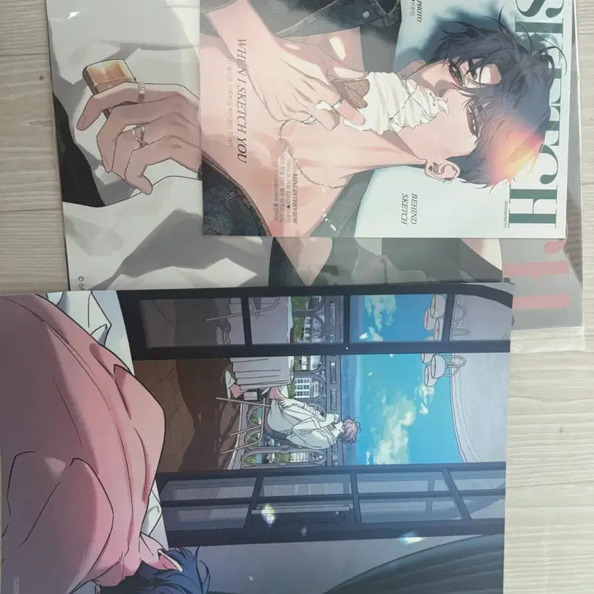 [BUNJANG] BE ON SKETCH Mini Magazine Poster Bundle Set (POB) / 비온 스케치 미니잡지 포스터 특전 포스터 일괄 미개봉