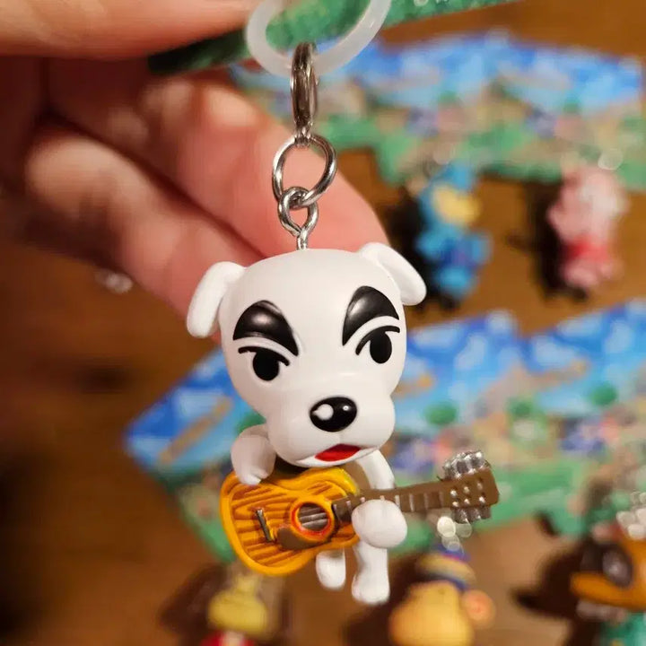 [BUNJANG] Animal Crossing Mascot Keyring Set (8 Types) / 동물의숲 미스코트키링 8종 풀세트