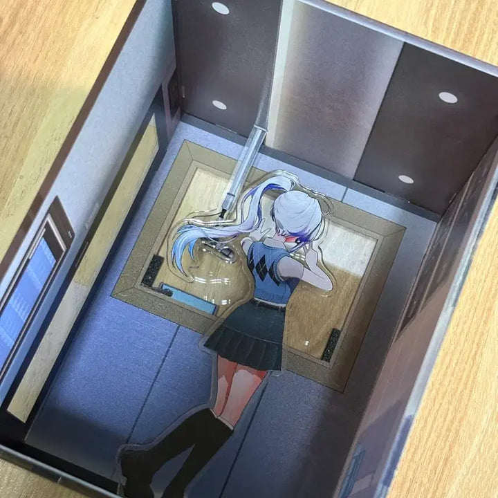 [BUNJANG] Hebi Recording Studio Diorama Acrylic Stand / 헤비 hebi 녹음실 디오라마 아크릴 스탠드