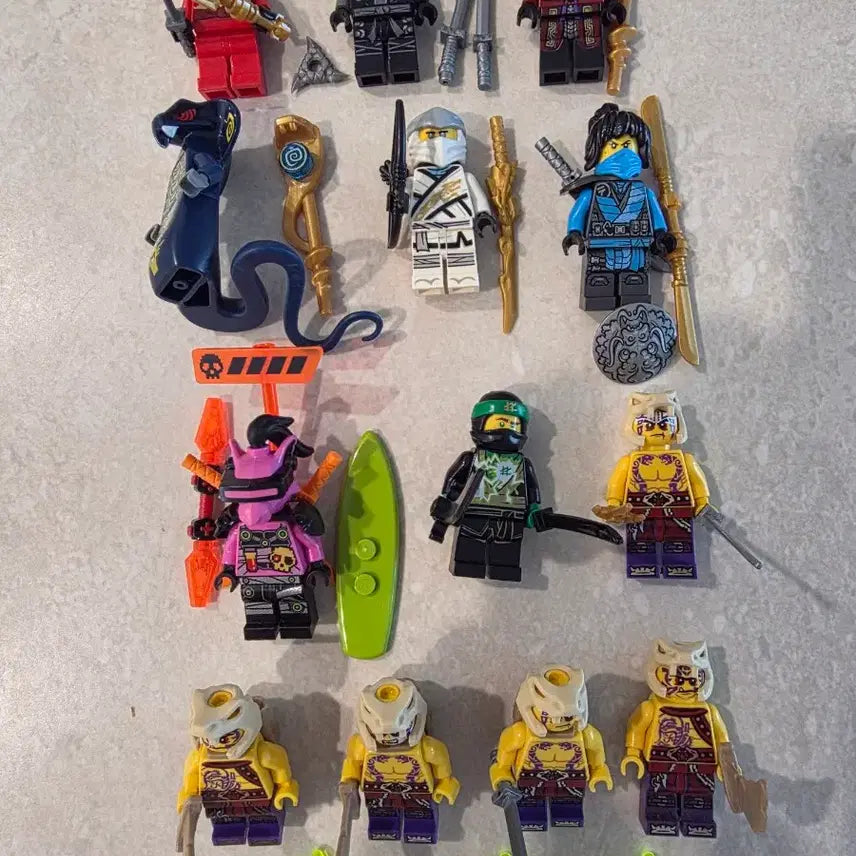 [BUNJANG] LEGO Ninjago Minifigure Bundle Set / 레고 닌자고 미니피규어 일괄로 판매1