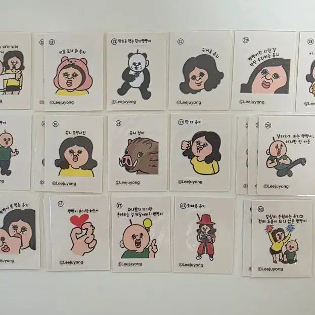 [BUNJANG] Bbangbbang-i Sticker Set / 빵빵이 띠부씰