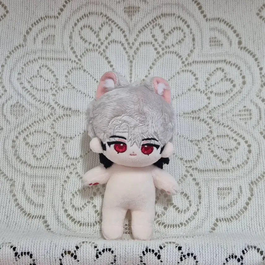 [BUNJANG] PLAVE Eunho Plush Silver Hotang / 플레이브 은호 인형 실버호땅