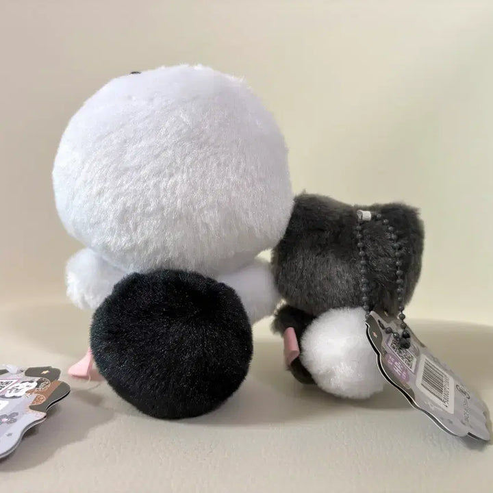 [BUNJANG] Squishy Touch Plush Set - Gothic Medium &amp; Small Dolls with Keychain / 스쿳토탓치상 고딕 중형 인형(누이)+키링 세트(물범, 고양이)