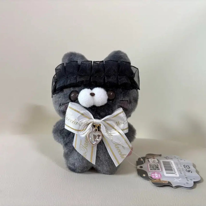 [BUNJANG] ScuTtoTachii Gothic Style Medium Cat Plush Doll 14cm / 스쿳토탓치상 고딕풍 중형 고양이 인형 누이 14cm