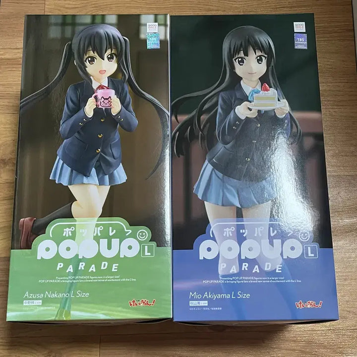 [BUNJANG] K-ON! Pop Up Parade L Azusa &amp; Mio Bundle Set (Sealed) / 케이온 팝업퍼레이드 L 아즈사+미오 일괄판매