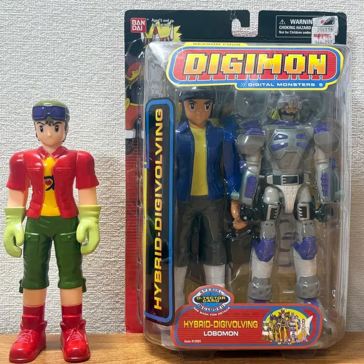 [BUNJANG] Digimon Frontier Woo Jeonghoon + Seon WooHyun (Wolfmon) Spirit Evolution Figure Set / 디지몬 프론티어 우정훈+선우현(볼프몬) 스피릿 에볼루션 피규어 세트