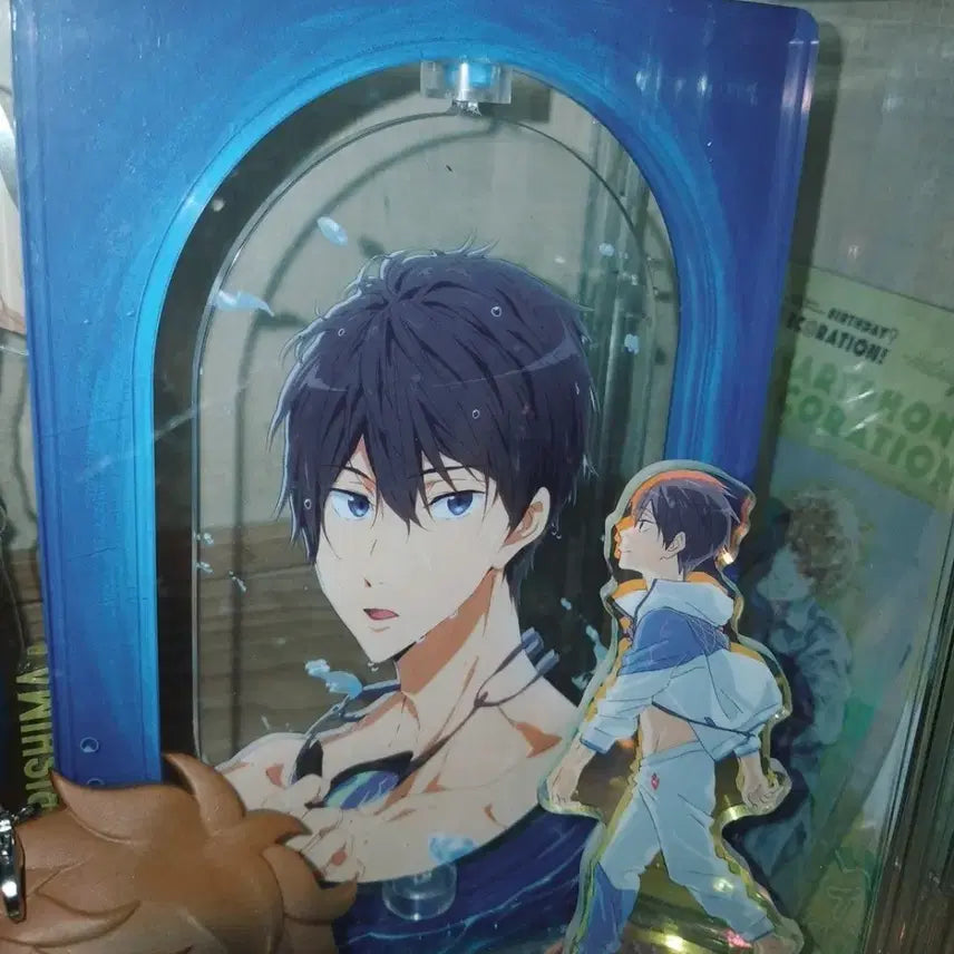 [BUNJANG] Free! Nanase Haruka Youth Acrylic Stand Bundle Set / free!프리 나나세 하루카 아크릴 일괄 유년기 시절