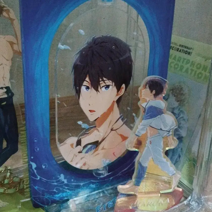 [BUNJANG] Free! Nanase Haruka Youth Acrylic Stand Bundle Set / free!프리 나나세 하루카 아크릴 일괄 유년기 시절