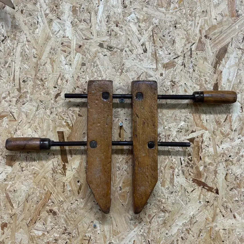 [BUNJANG] Vintage Wood Clamp / 빈티지 우드 클램프