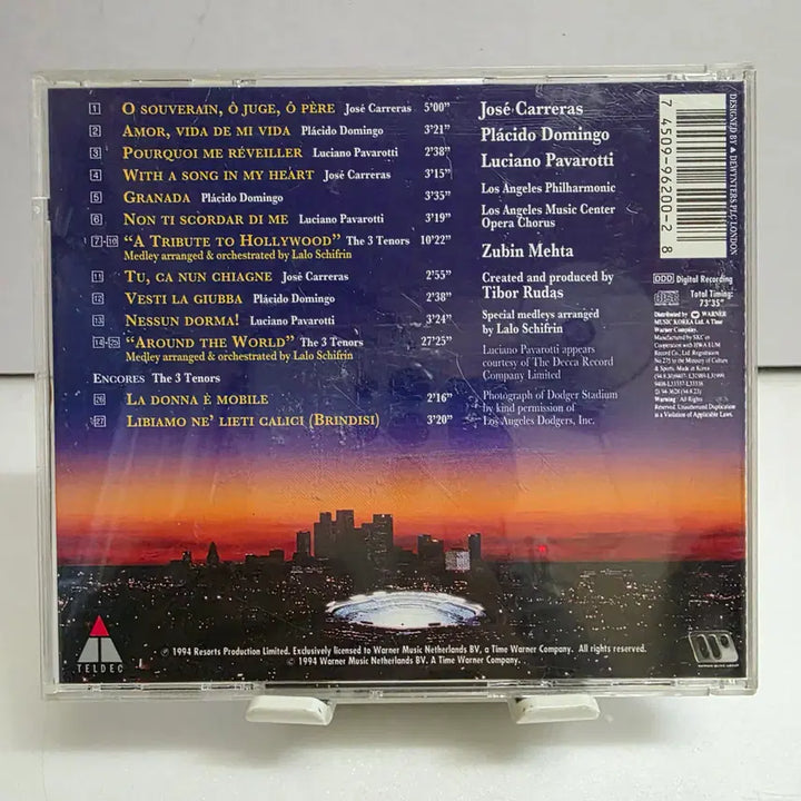 [BUNJANG] The Three Tenors in Concert 1994 CD / 쓰리 테너(The Three Tenors in Concert 1994)