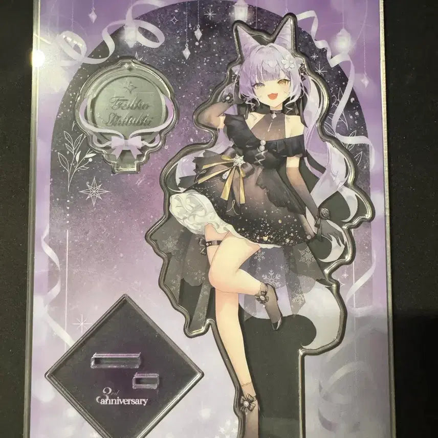 [BUNJANG] Stellive Tenkoshubuki 3rd Anniversary Acrylic Stand + Postcard (Sealed) / 스텔라이브 텐코시부키 3주년 아크릴스탠드+ 엽서(미개봉)