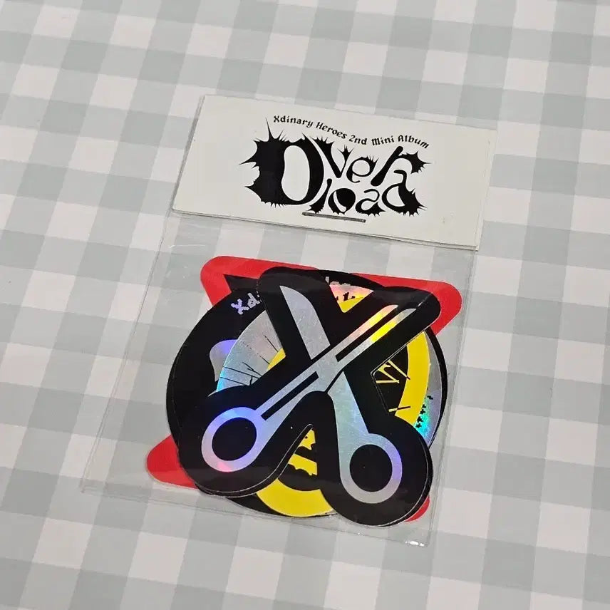 [BUNJANG] Xdinary Heroes Overload Album Sticker (Sealed) / 엑디즈 엑스디너리히어로즈 오버로드 앨범 스티커 판매
