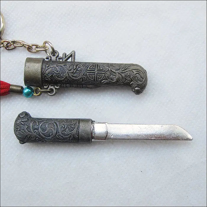 [BUNJANG] Decorative Miniature Sword Keychain / [키링, 열쇠고리] 은장도 (k288)