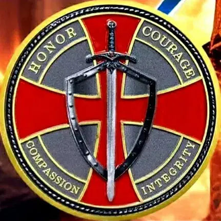 [BUNJANG] Medieval Crusaders Color Theme Premium Medal / 소장용 선물용 중세십자군 색채 고급메달 1점 드립니다