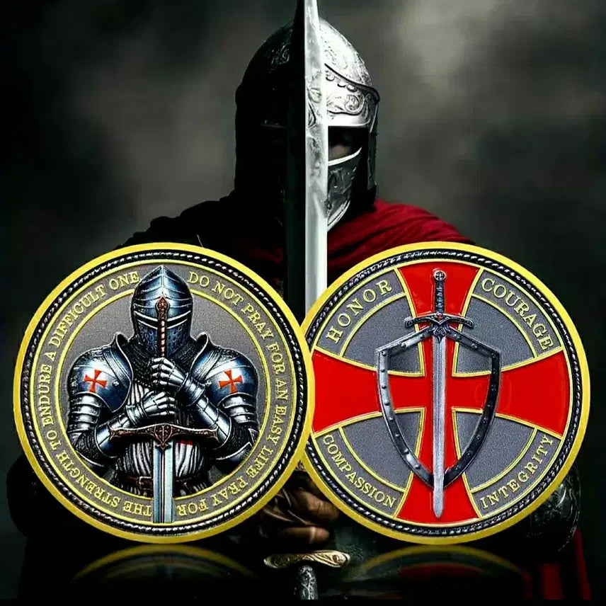 [BUNJANG] Medieval Crusaders Color Theme Premium Medal / 소장용 선물용 중세십자군 색채 고급메달 1점 드립니다