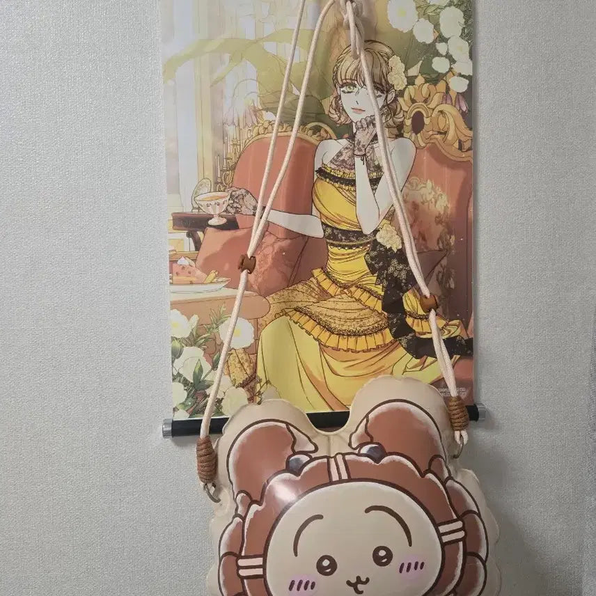 [BUNJANG] Chiikawa Usagi Crab Balloon Crossbody / 먼작귀 치이카와 ) 우사기 꽃게 풍선 크로스