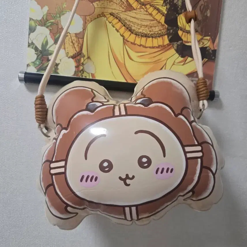 [BUNJANG] Chiikawa Usagi Crab Balloon Crossbody / 먼작귀 치이카와 ) 우사기 꽃게 풍선 크로스