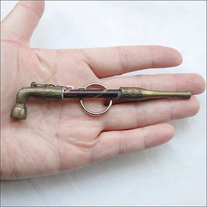 [BUNJANG] Tobacco Pipe (Model) Keychain / 곰방대 (모형) (k296) [키링, 열쇠고리]