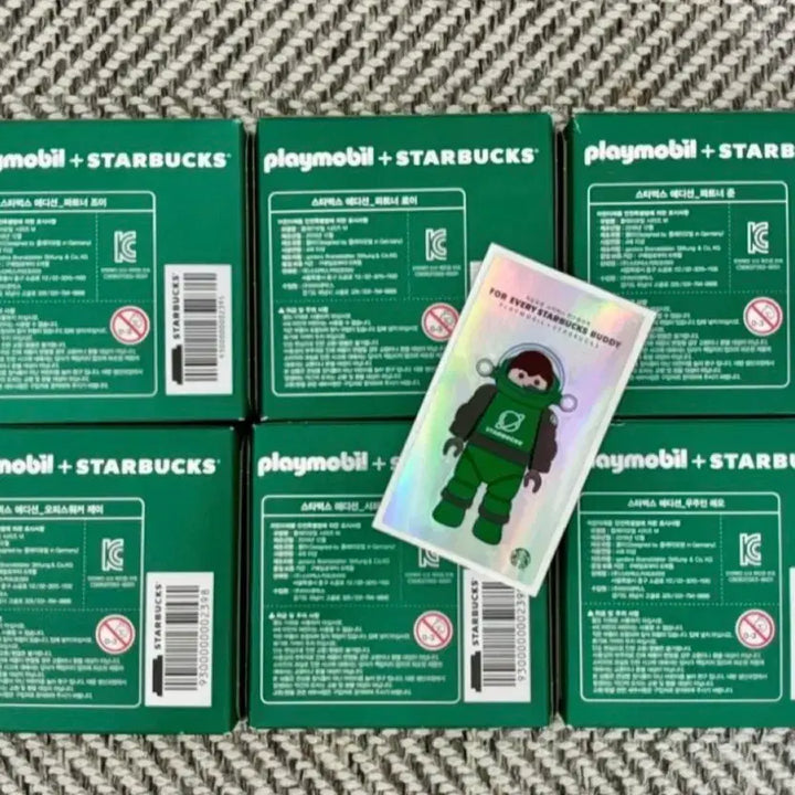 [BUNJANG] Starbucks Playmobil 6 Types Set / 새상품) 스벅 플레이모빌 6종 판매