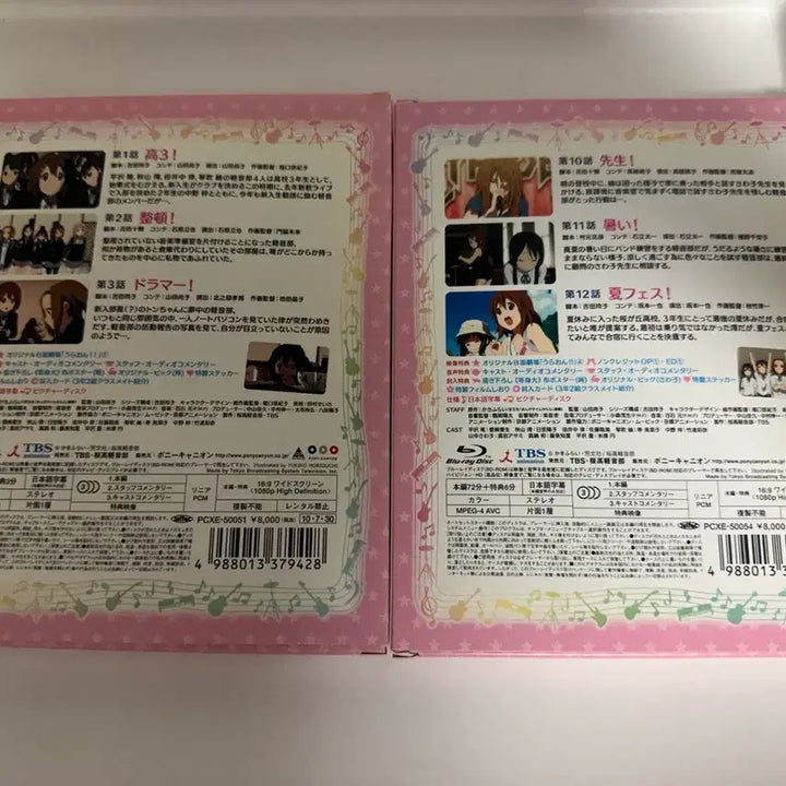 [BUNJANG] K-ON! Yui &amp; Jun Tapestry Set / 케이온 태피스트리 유이 쥰 세트 dvd디비디 부록 공식 고전 미소녀