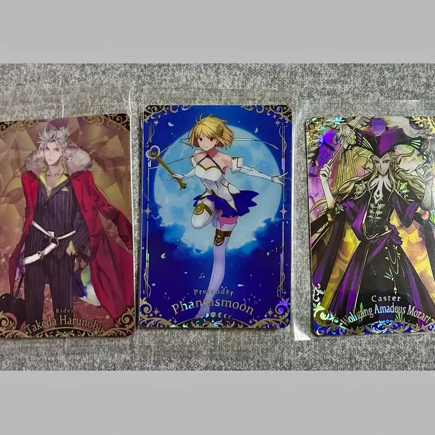[BUNJANG] Fate/Grand Order WeGot Card Fantasmoon Shingen Amadeus Bundle Set / 페그오 웨하스 카드 판타즈문 신겐 아마데우스 일괄