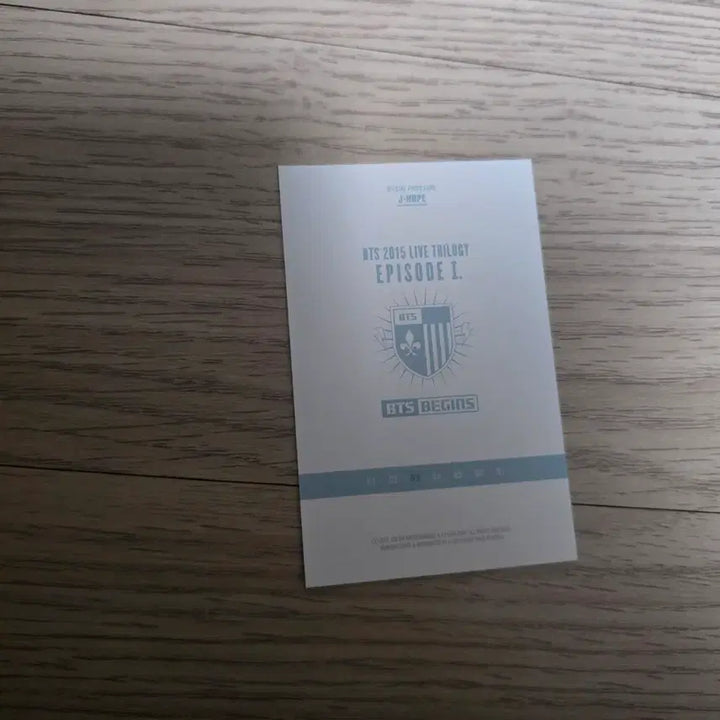 [BUNJANG] BTS Begins Episode 1 Hoseok Photocard / 방탄 비긴즈 에피소드1 호석포카 양도. bts begins 제이홈