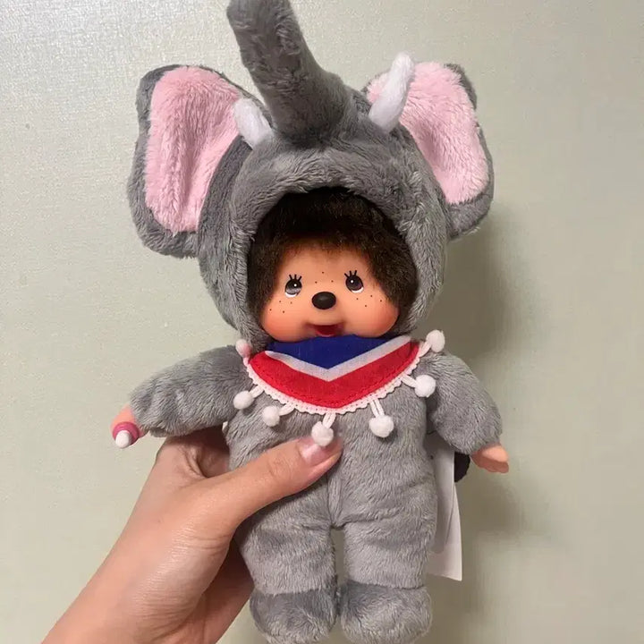 [BUNJANG] Authentic Limited Edition Thai Elephant Monchhichi / 정품) 태국 코끼리 한정판 몬치치