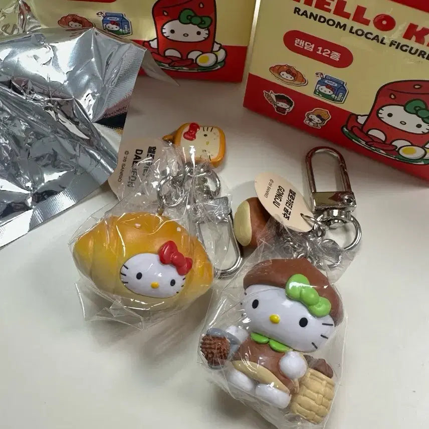 [BUNJANG] Olive Young Hello Kitty Cheongju Keyring Bundle Set / (일괄) 올리브영 헬로키티 지역 키링