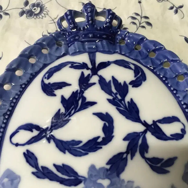 [BUNJANG] Royal Copenhagen 1897 Crown Plate / 로얄코펜하겐 1897년 왕관접시