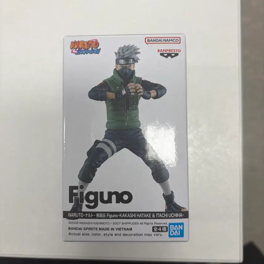 [BUNJANG] Naruto Figuno Kakashi Figure Type B (Sealed) / 나루토 Figuno 카카시 피규어 미개봉 b타입