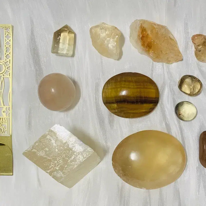 [BUNJANG] Yellow Tones Natural Gemstone Bundle / 황색 계열 원석 일괄 특별가