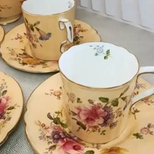 [BUNJANG] Royal Crown Derby 15-Piece Vintage Coffee Set / 영국 로열 크라운 더비 Royal Crown Derby 빈티지 15피스 커피세트