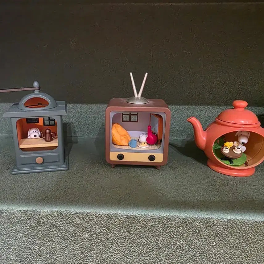 [BUNJANG] Snoopy Antique Diorama Collection / 스누피 앤틱 디오라마 콜렉션 Snoopy Antique Diorama Collection