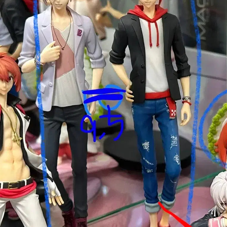 [BUNJANG] Idolish7 Riku &amp; Ten Kuji Figures Bundle Set / 택포10)아이나나 리쿠 텐 쿠지 피규어 일괄
