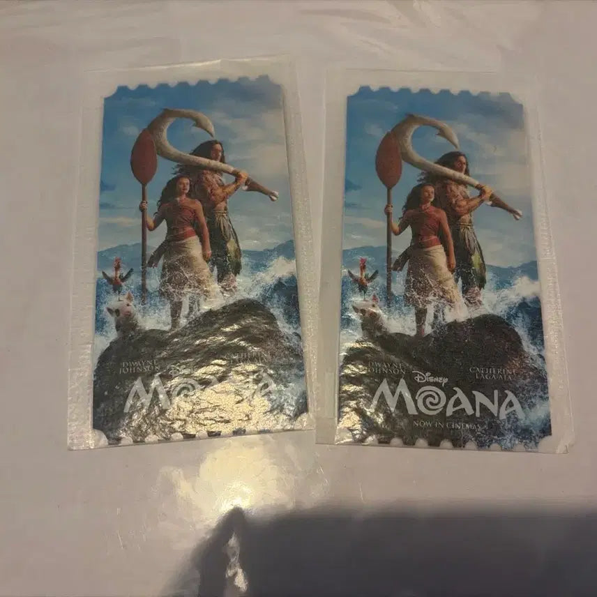 [BUNJANG] Megabox Moana Original Ticket Bundle (2 tickets, Sealed) / 메가박스 모아나 오리지널 티켓 미개봉 2매 일괄