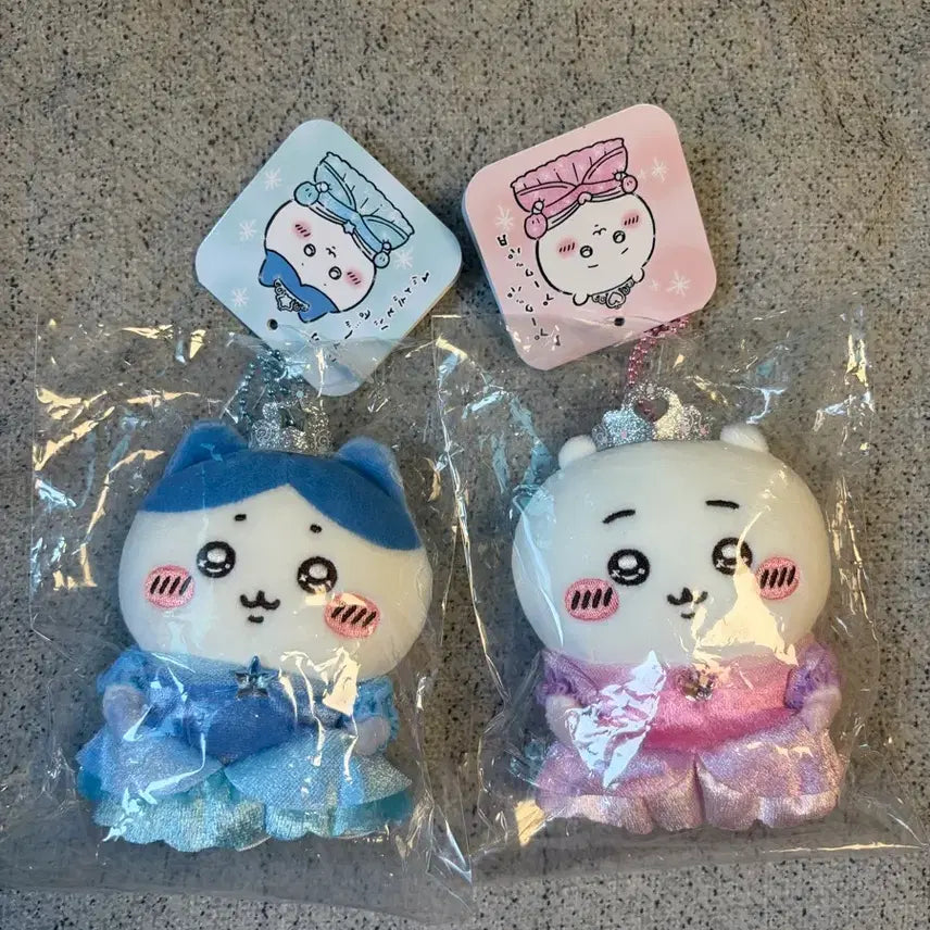 [BUNJANG] Chiikawa x Princess Hachiware &amp; Chiikawa Sealed Plush Set / 정품) 먼작귀 치이카와 프린세스 하치와레 치이카와 **한국 품절
