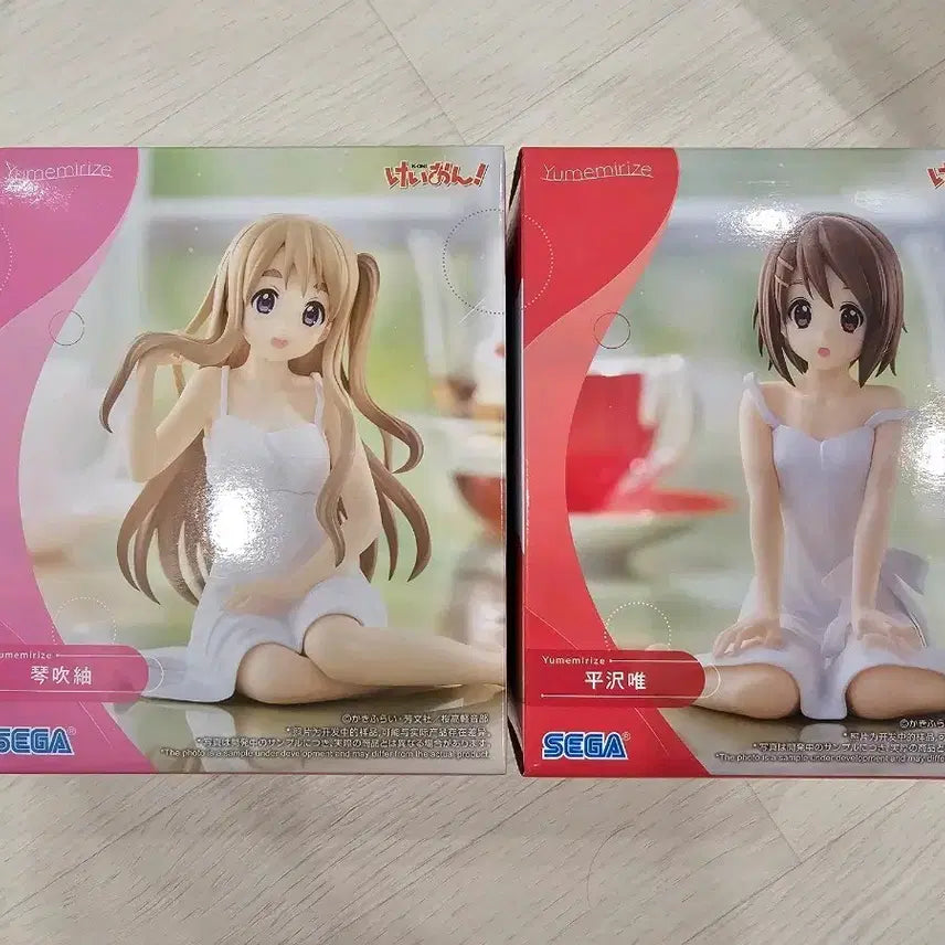 [BUNJANG] SEGA K-ON! Yumemiru Piece Figure Set (2 Types) / SEGA 케이온! 유메미리즈 피규어 2종