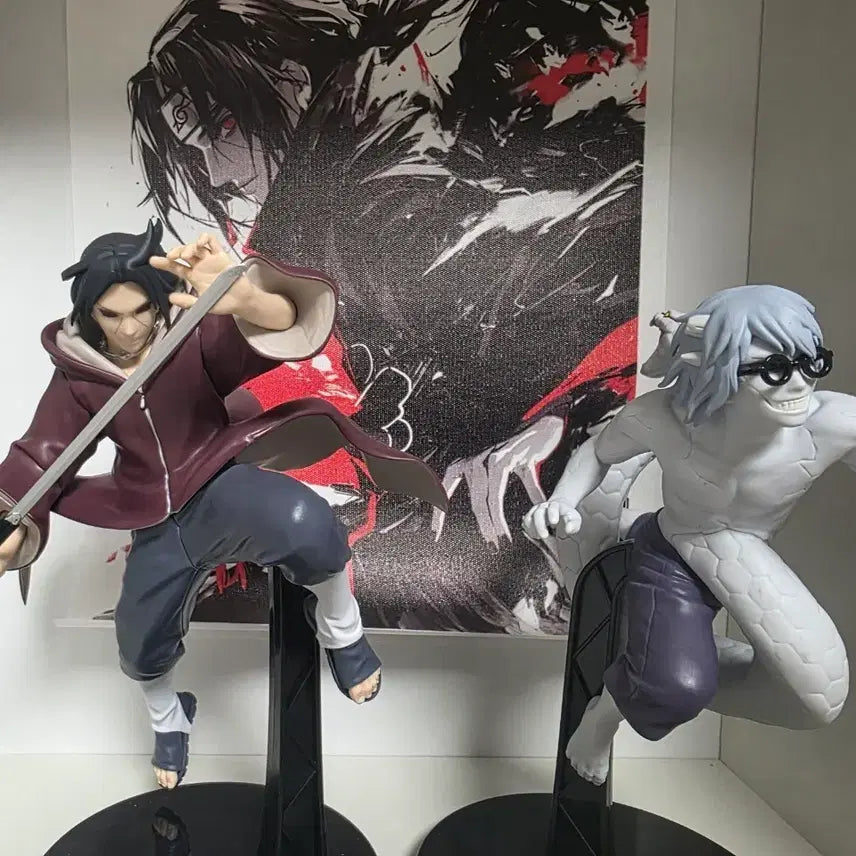 [BUNJANG] Naruto Uchiha Itachi &amp; Kabuto Figure Set / 나루토 우치하 이타치&amp;카부토 피규어