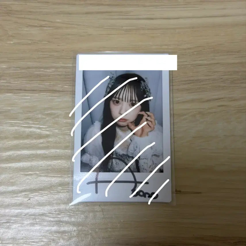 [BUNJANG] Cutie Street Ayano Masuda Signed Polaroid / 큐티스트릿 큐티스트리트 큐스토 마스다 아야노 싸인체키 폴라로이드